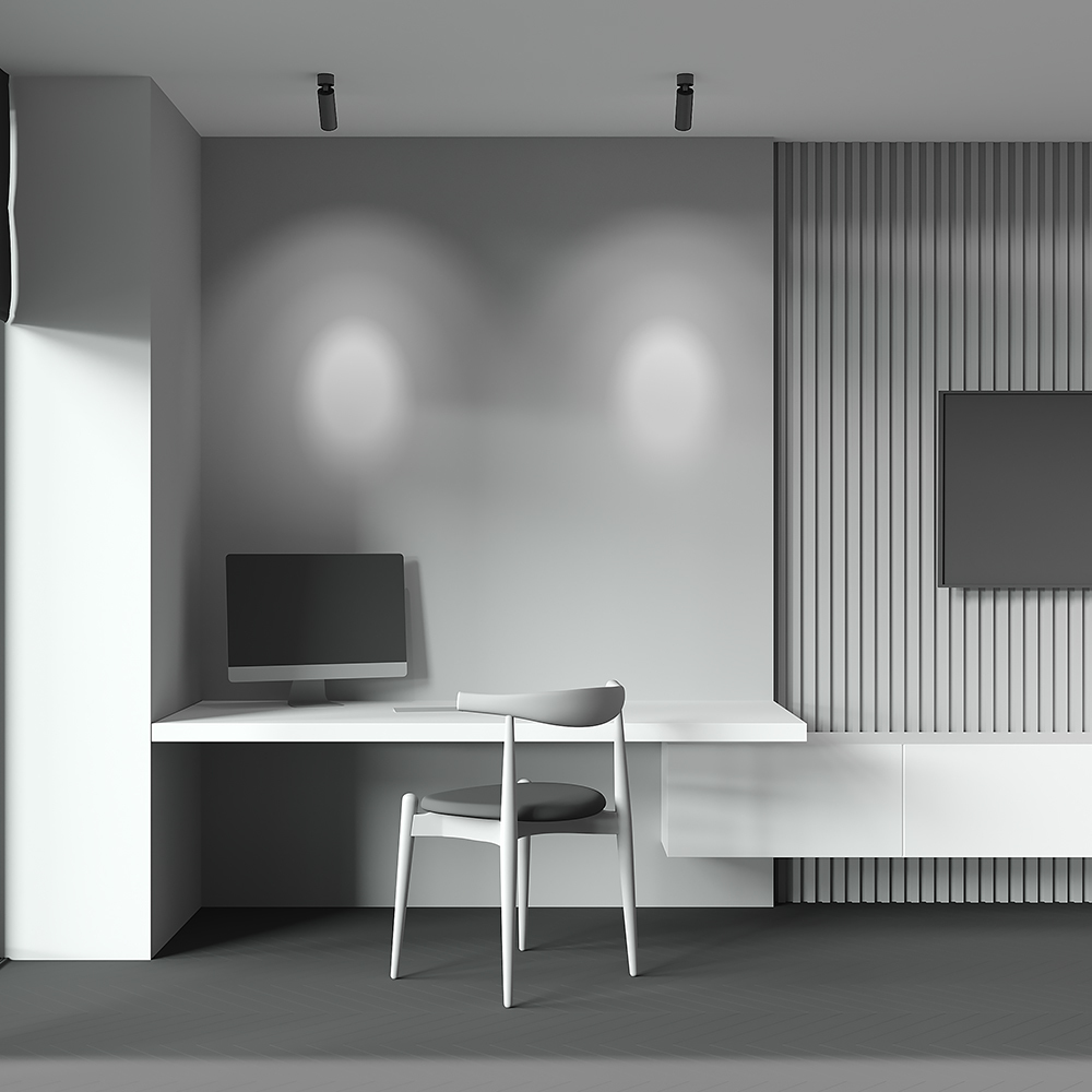 Дополнительная картинка Потолочный светильник Technical C055CL-L12B3K-W-B