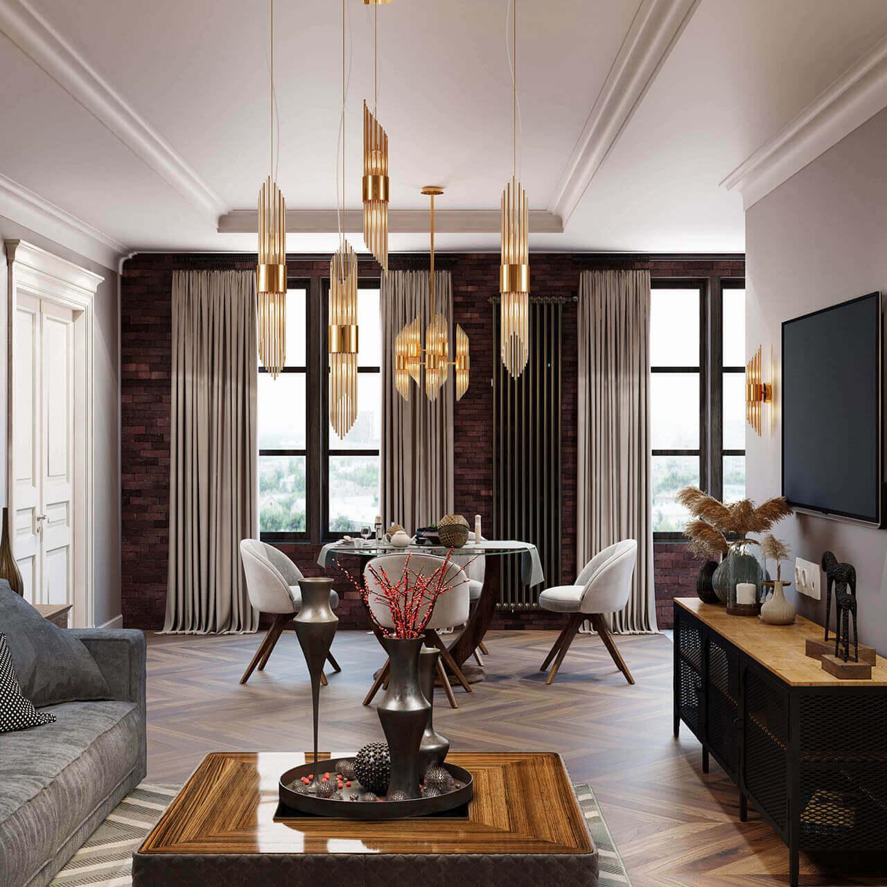 Картинка Подвесной светильник Odeon Light Hall Flambi 4847/2