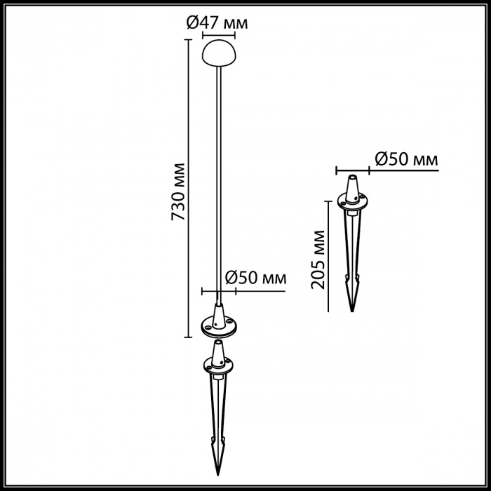 Картинка 7122/4GLA NATURE Odeon Light Уличный светильник VERDE