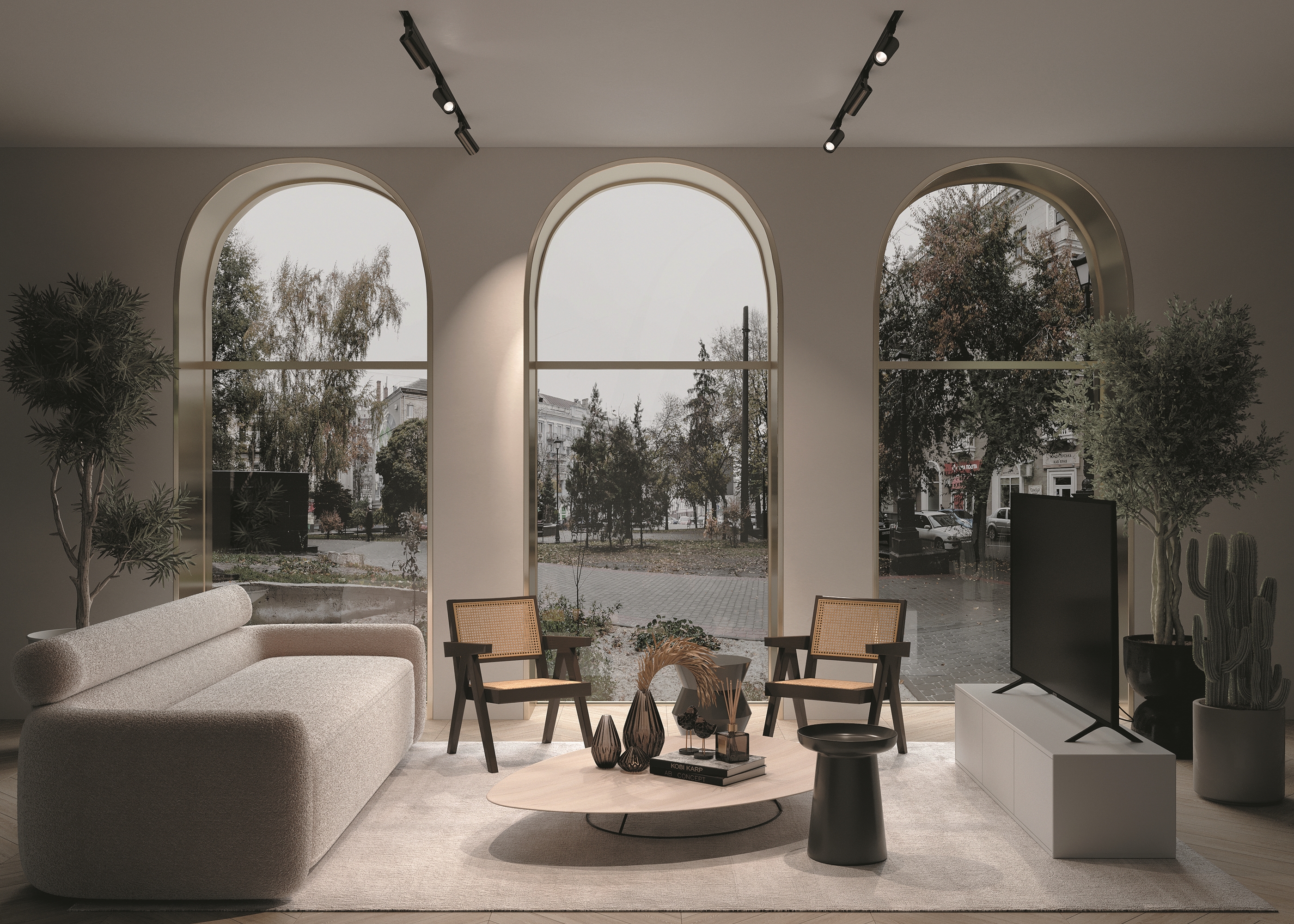 Картинка Трековый светильник Maytoni Track TR004-1-GU10-B