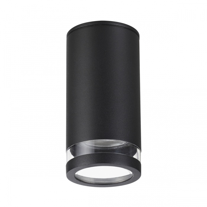 Картинка 6605/1C HIGHTECH ODL23 563 черный/металл/пвх стойкий к УФ излучению Потолочный св-к IP65 LED GU10 7W MOTTO