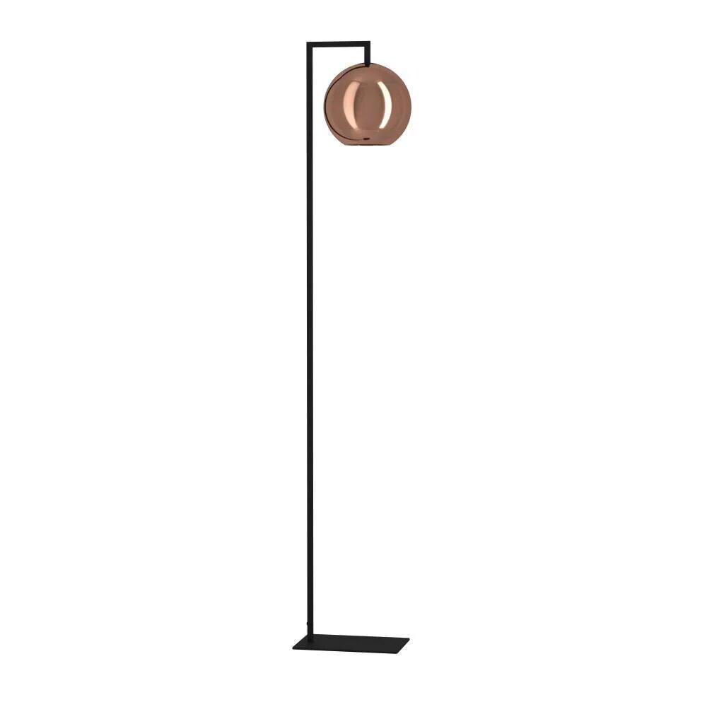 Картинка Напольный светильник 'CORDOBA', сталь, черный, стекло, для использования с лампами накаливания