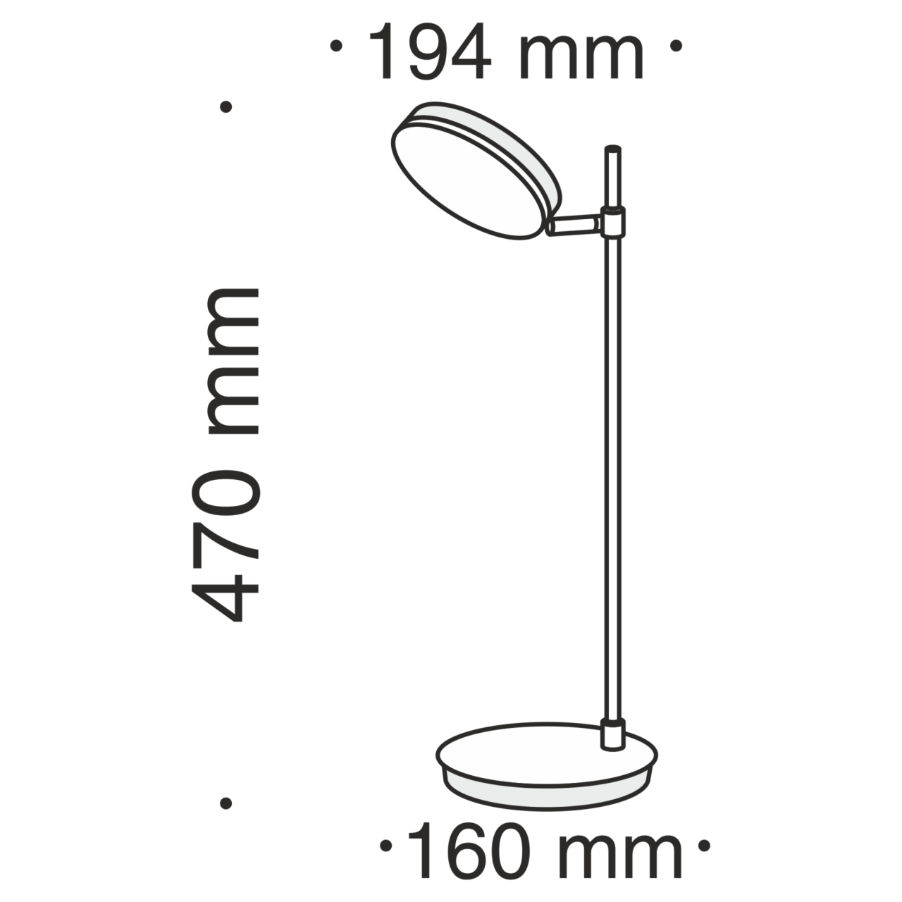 Дополнительная картинка Настольная лампа Maytoni Fad MOD070TL-L8B3K