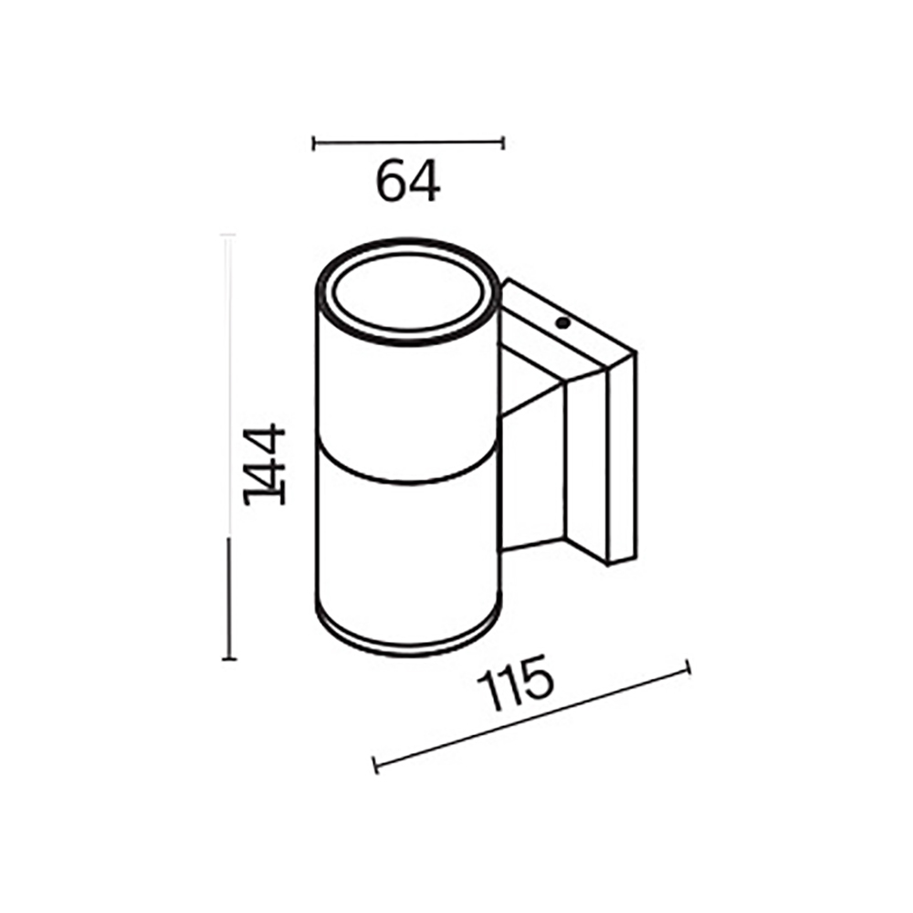 Дополнительная картинка Настенный светильник (бра) Outdoor O574WL-01GR