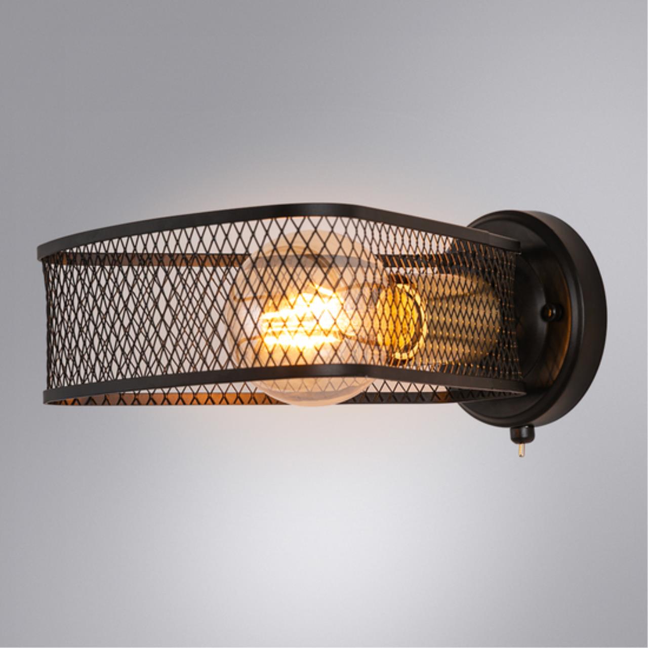 Картинка Настенный светильник Arte Lamp MAASYM A7044AP-1BK