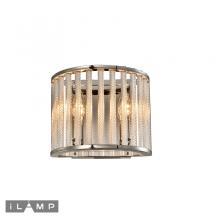 Декоративные настенные Настенный светильник iLamp Qeens W9501-2 Nickel, доставка по Казахстану 