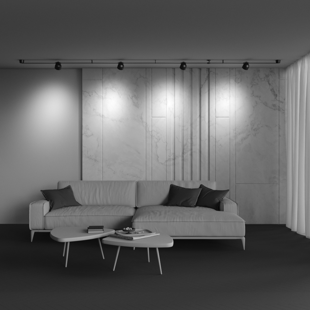 Дополнительная картинка Потолочный светильник Technical TR124B-12W3K-M-B