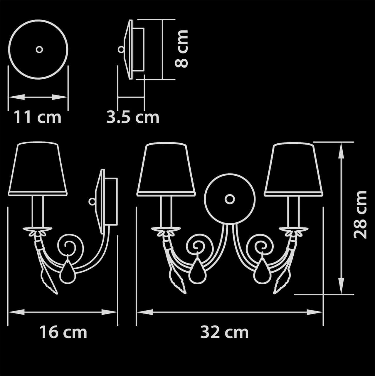 Картинка Бра Lightstar Modesto 781620