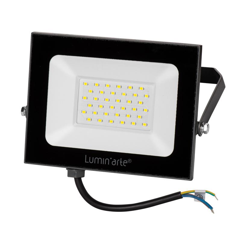 Картинка Светодиодный прожектор Luminarte LFL-50W/05 50Вт 5700К IP65 4000лм черный 168*155*22 1/30