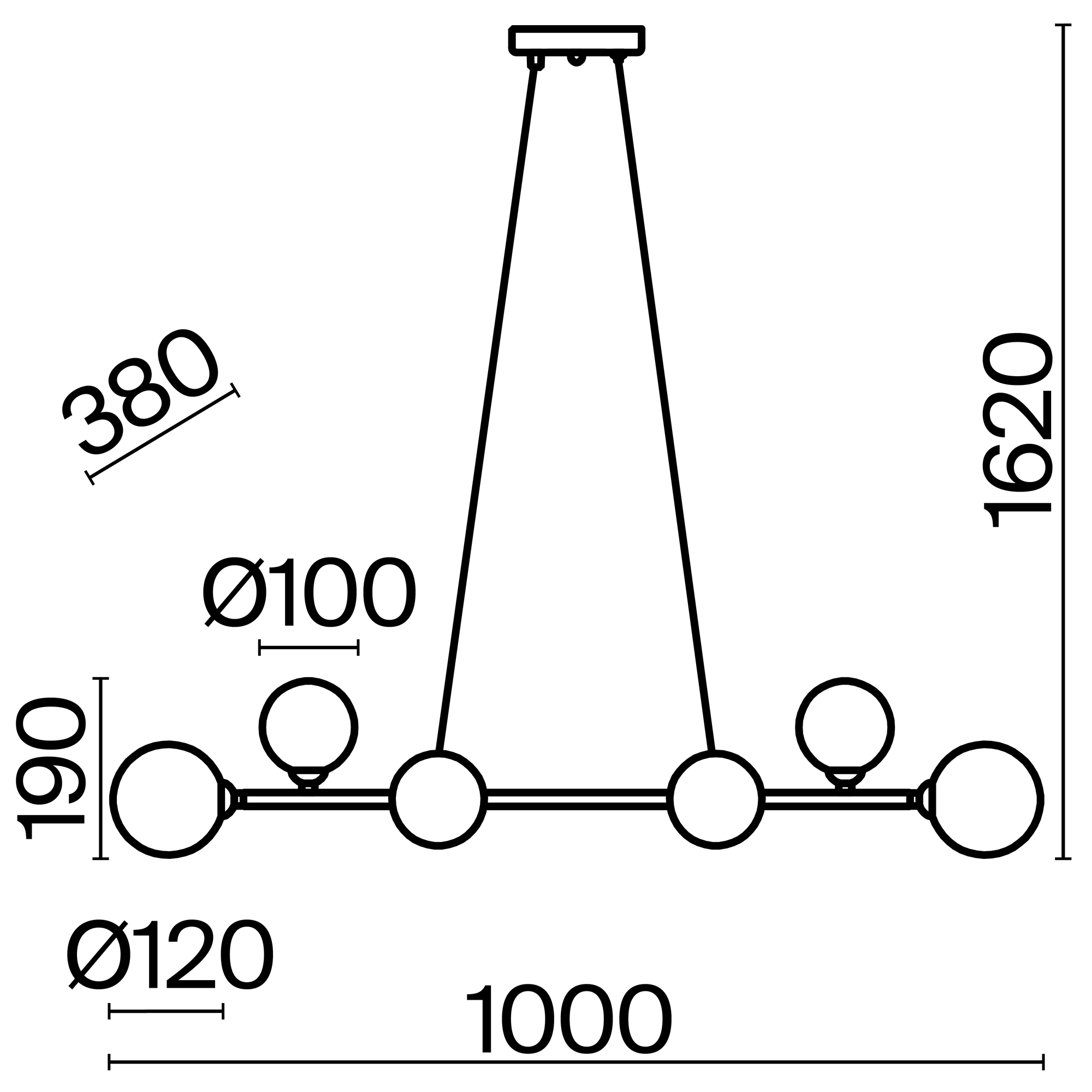 Дополнительная картинка Подвесной светильник Freya FR5222PL-08B