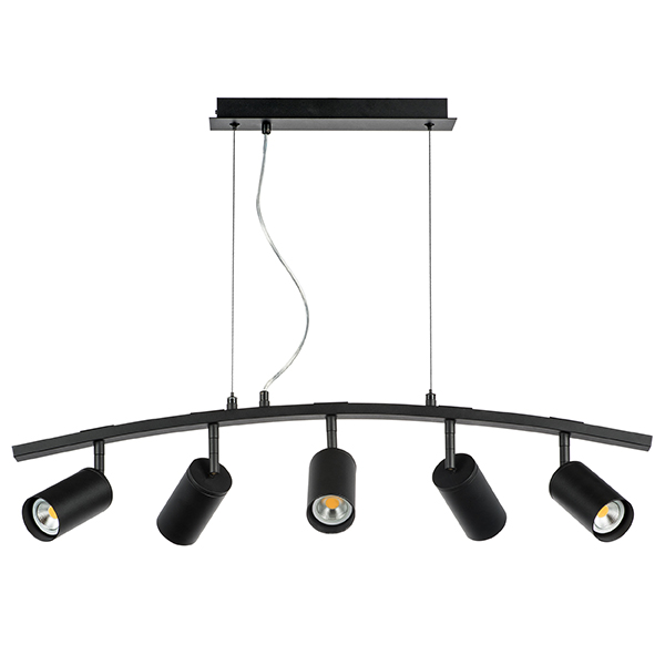 Картинка LR735375 Люстра RULLO 5х50W GU10 ЧЕРНЫЙ  571735 - 214437-5