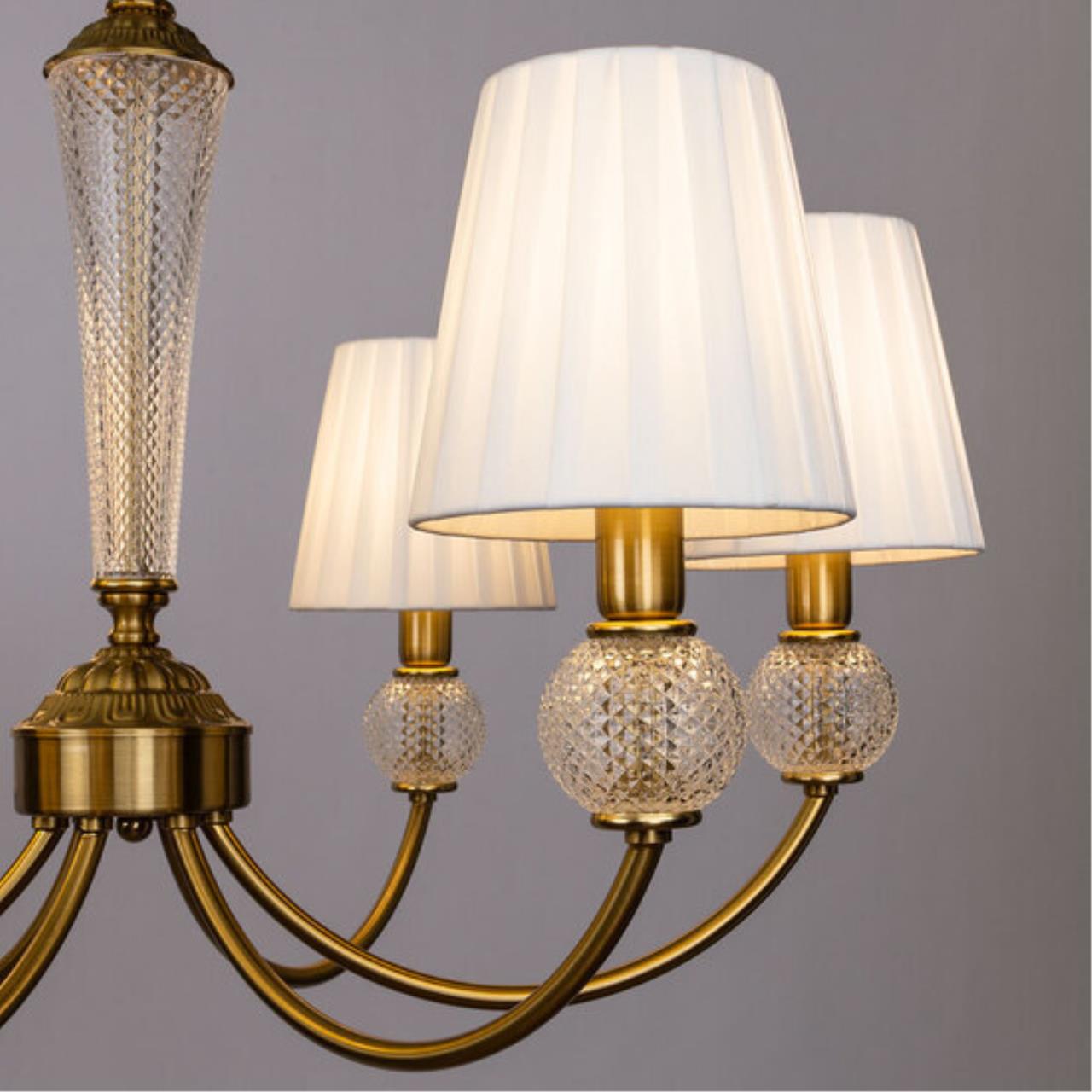 Дополнительная картинка Подвесная люстра Arte Lamp Gracie A7301LM-6PB