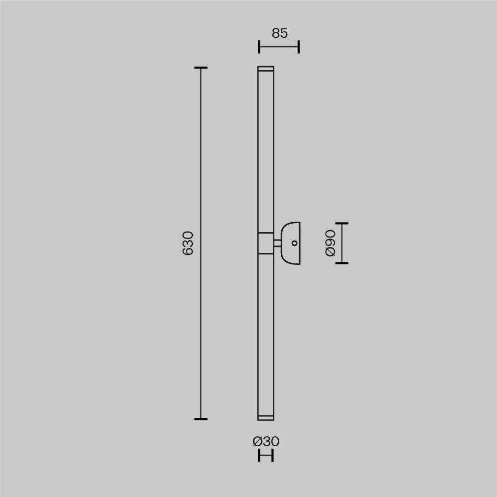 Дополнительная картинка Настенный светильник (бра) Maytoni MOD106WL-L16G3K