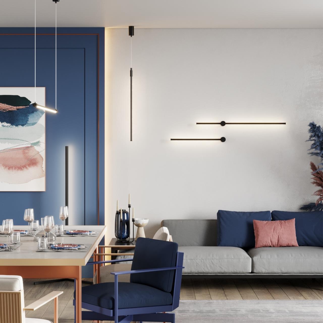 Картинка Подвесной светодиодный светильник Odeon Light Hightech Fillini 4335/9LA