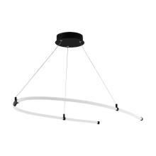люстры 99429 светод. подвес alamedilla, 30w (led), l980, b380, h1300, сталь, черный пластик, белый, черный, доставка по Казахстану 