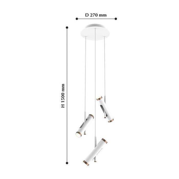 Картинка Подвесная светодиодная люстра Favourite Duplex 2325-6P