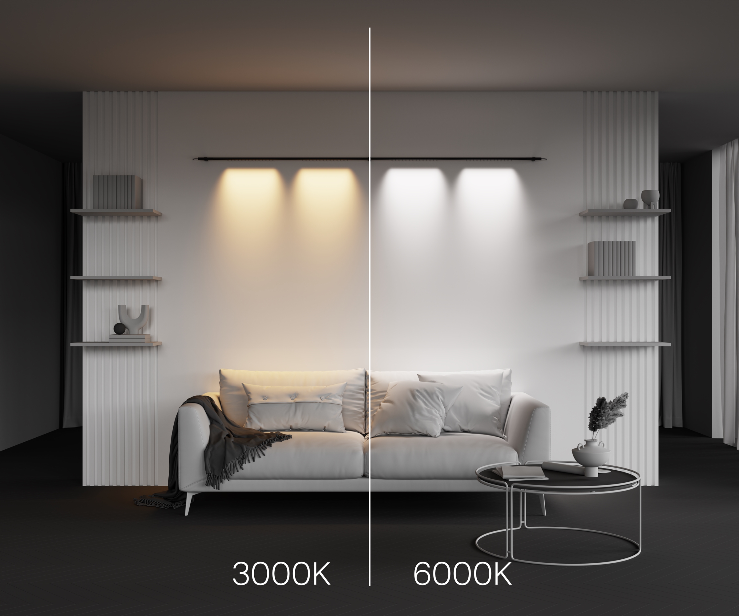 Картинка Светильник Technical C101CL-L1000-24W3-6K-B