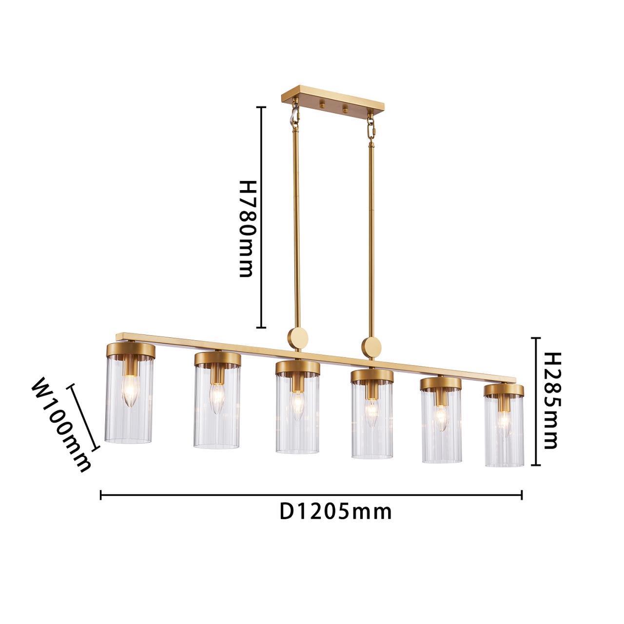 Картинка Подвесная люстра Radiales 3099-6U