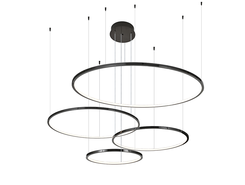 NEWPORT 15000 15104/S black glossy Люстра