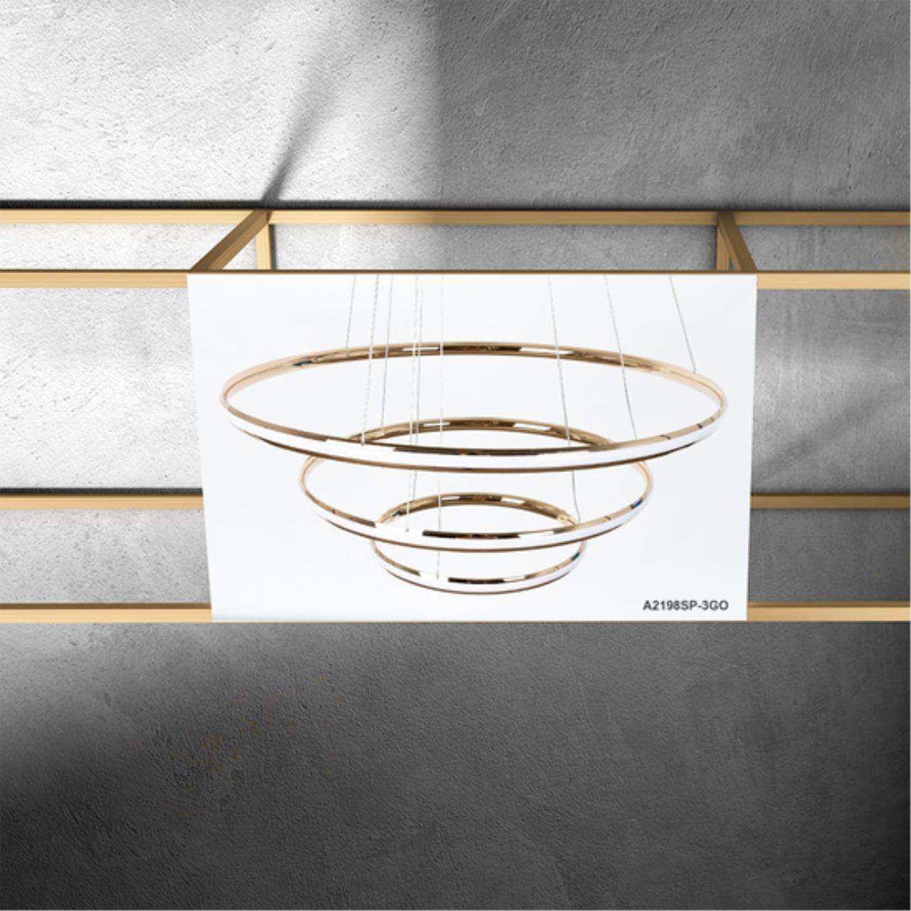 Картинка Подвесной светильник Arte Lamp MERIDIANA A2198SP-3GO