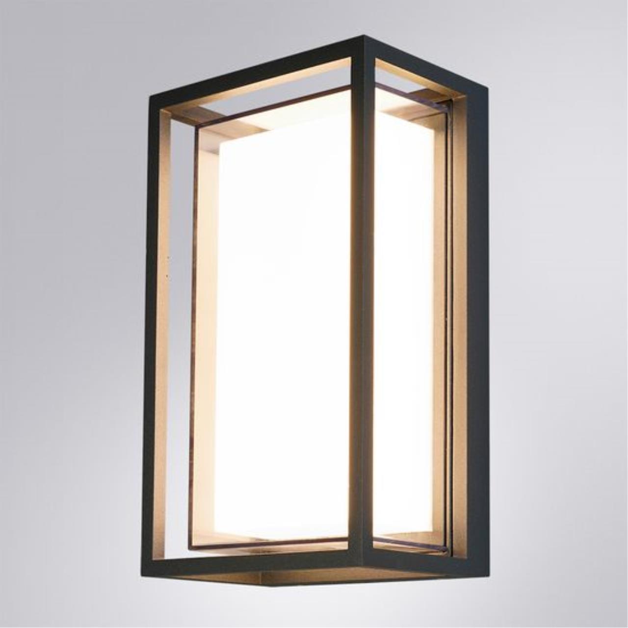 Настенный уличный светильник Arte Lamp MENKAR A1332AL-1BK — фото 6