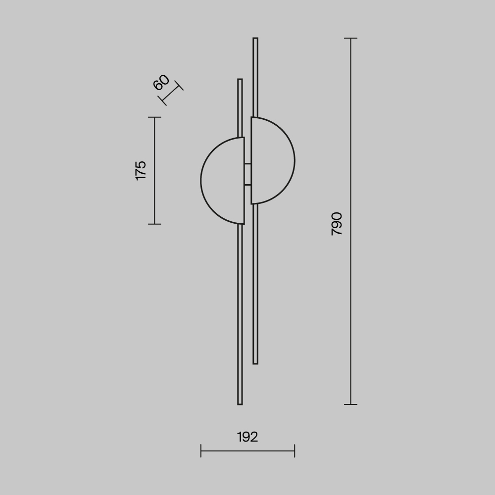 Дополнительная картинка Настенный светильник (бра) Maytoni MOD179WL-L22W4K1