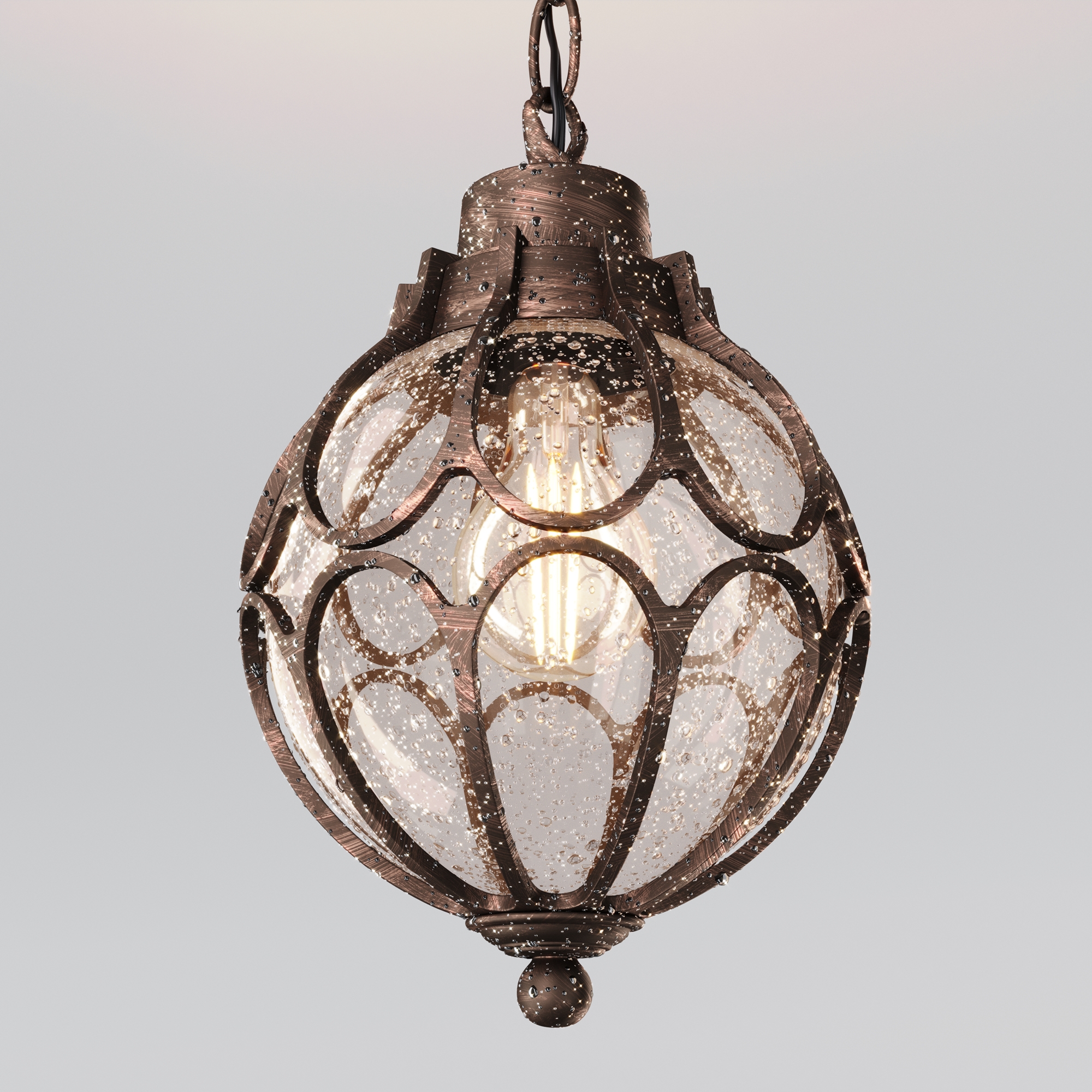 Дополнительная картинка Уличный подвесной светильник Maytoni Via O024PL-01G