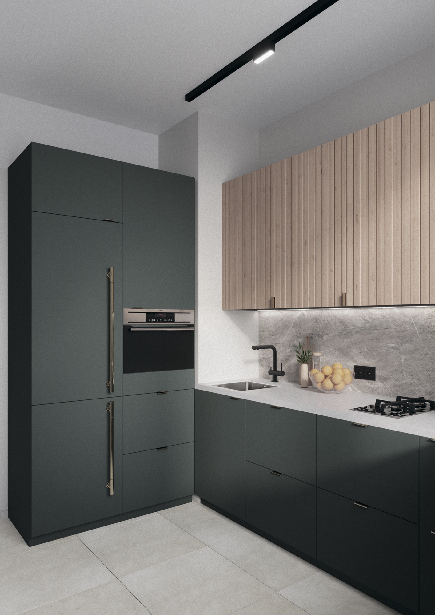 Дополнительная картинка Трековый светильник Technical TR075-2-10W3K-B