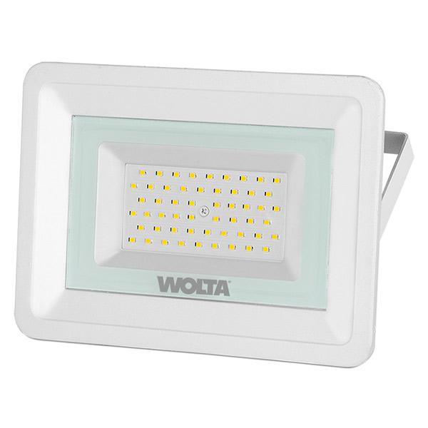 Картинка Светодиодный прожектор WOLTA WFL-50W/06W 50Вт 5700К IP65 4500лм белый 215*206*35 IP65 1/10