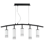 lr7353638621 люстра rullo 5х50w gu10 черный - белый  571735 - 214436-3 - 214486-2 - 202431-5, доставка по Казахстану 