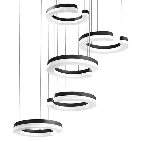 Картинка Подвесная светодиодная люстра Lightstar Unitario 763437