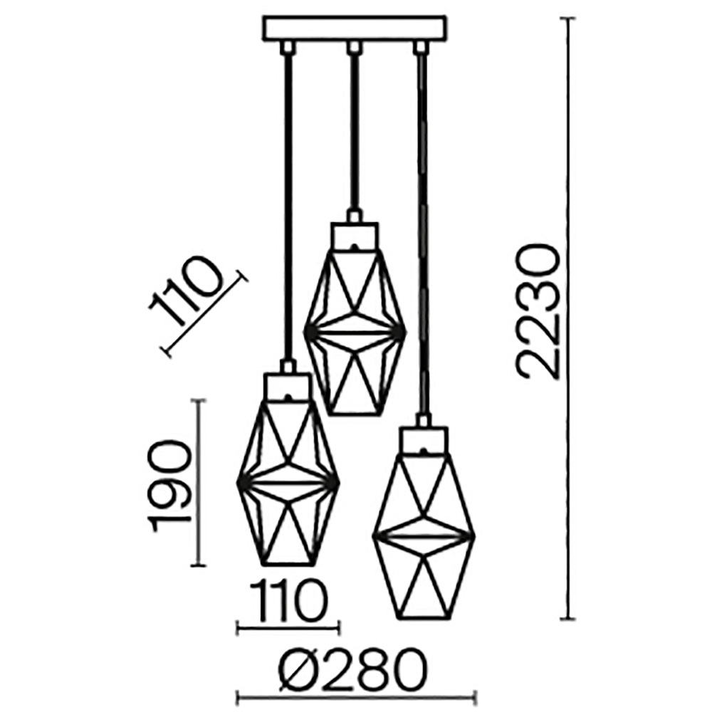 Дополнительная картинка Люстра Maytoni MOD325PL-03G