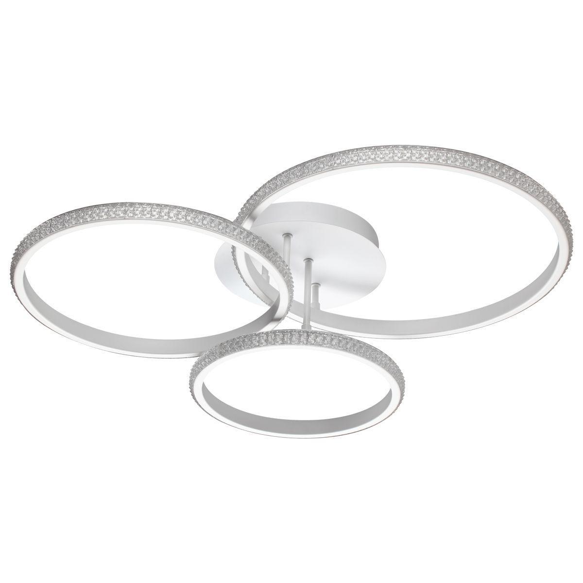 люстры 358929 over nt22 белый светильник накладной светодиодный ip20 led 48w 220v calm, доставка по Казахстану 