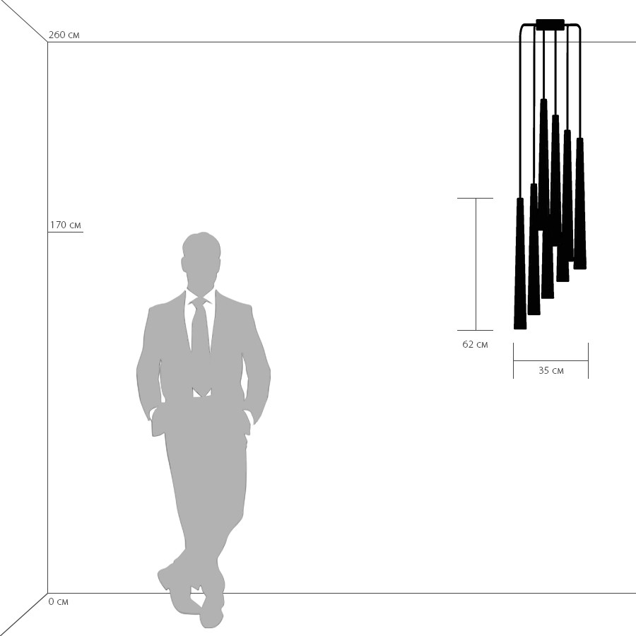 Картинка Подвесная люстра Lightstar Meta Duovo 807086