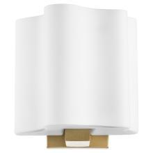 Декоративные настенные 802613 (NUBI-B1A) Бра NUBI 1х40W E14 ШАМПАНЬ/БЕЛЫЙ (в комплекте), доставка по Казахстану 
