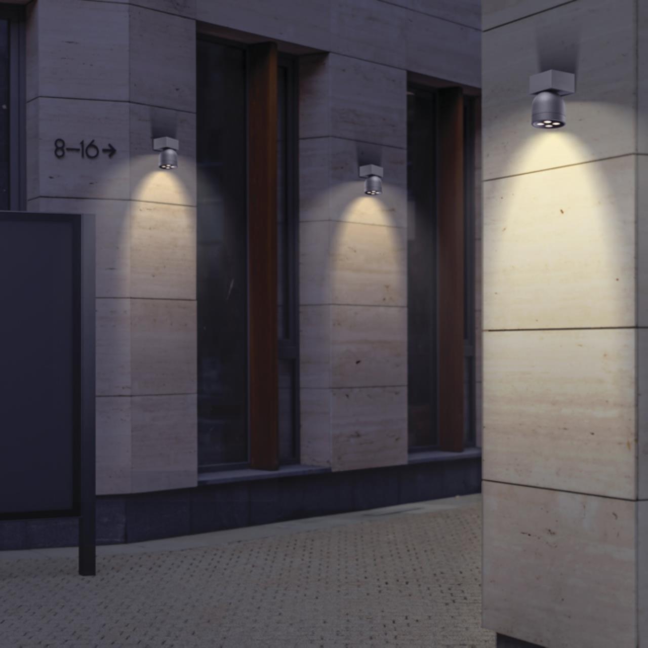 Картинка Уличный настенный светодиодный светильник Novotech Street Galeati 358113