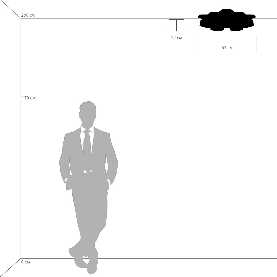 Картинка Потолочный светильник Lightstar Favo 750164