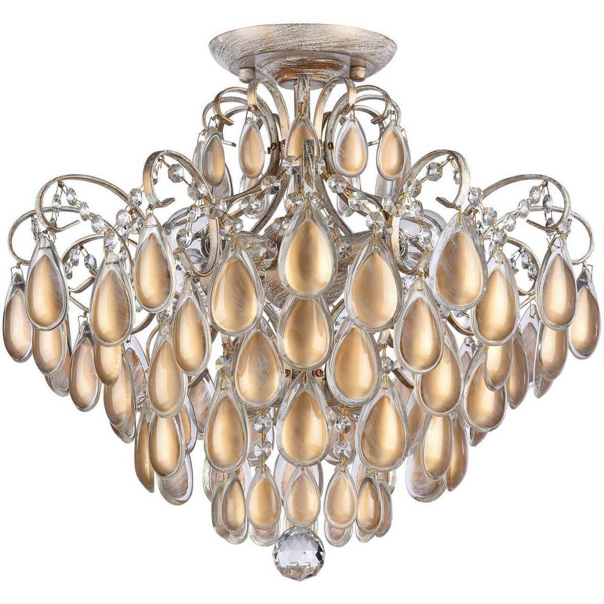 люстры потолочная люстра freya chabrol fr2302-cl-04-wg, доставка по Казахстану 