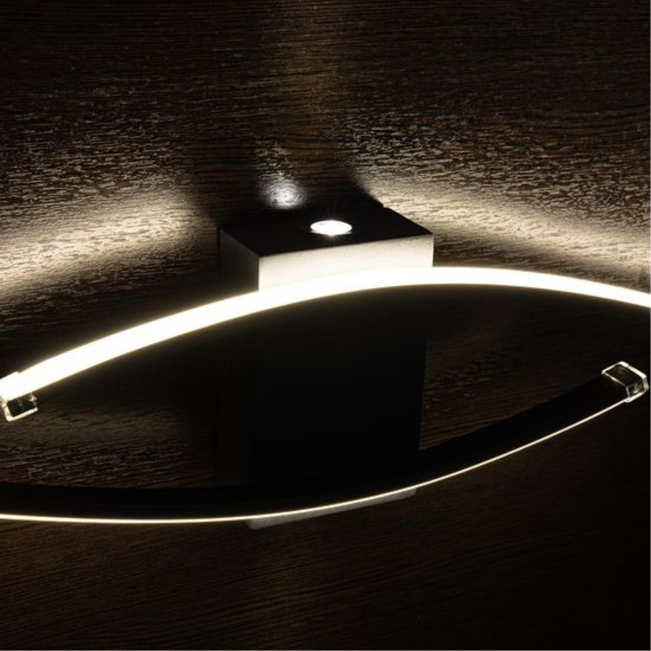 Дополнительная картинка Настенный светильник Arte Lamp ALUDRA A2216AP-1BK