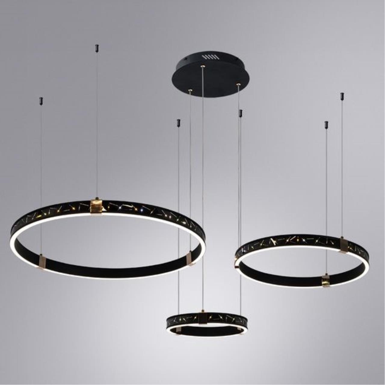 Подвесной светильник Arte Lamp SHINE A2222SP-3BK — фото 2