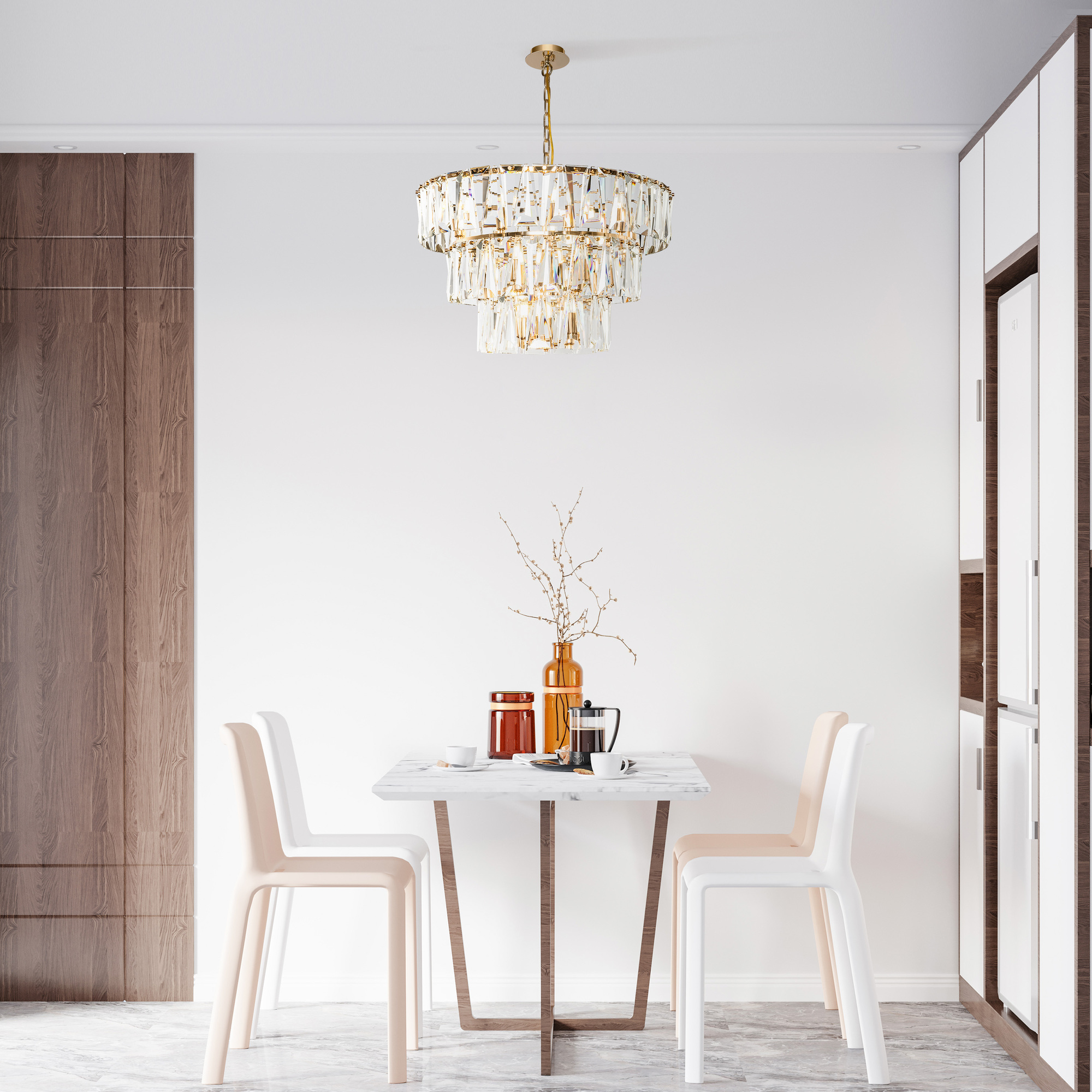 Дополнительная картинка Подвесная люстра Maytoni Puntes MOD043PL-18G