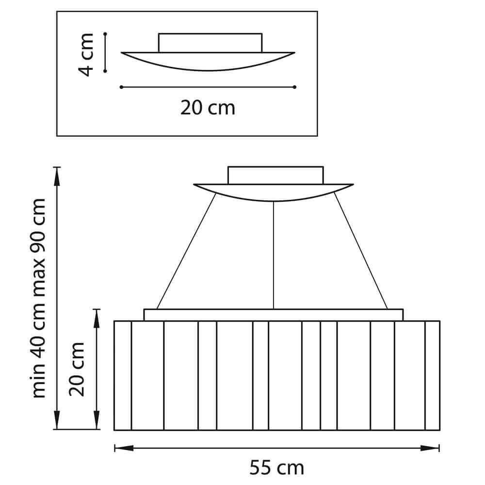 Дополнительная картинка Подвесная люстра Lightstar Nubi Legno 802165