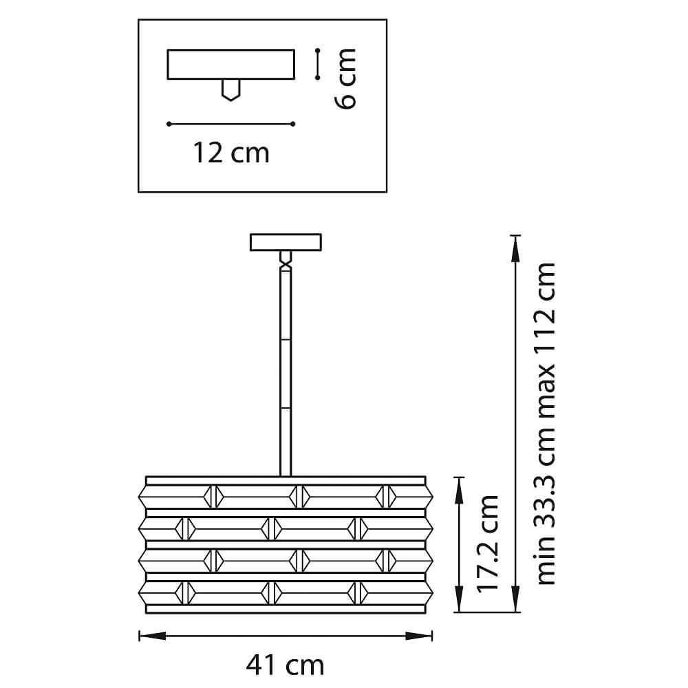 Картинка Подвесная люстра Lightstar Amerigo 746048