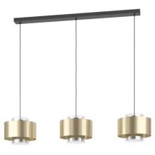люстры 390067 подвесной потолочный светильник (люстра) duglia, 3x40w, e27, l1280, b280, h1500, сталь, черны, доставка по Казахстану 
