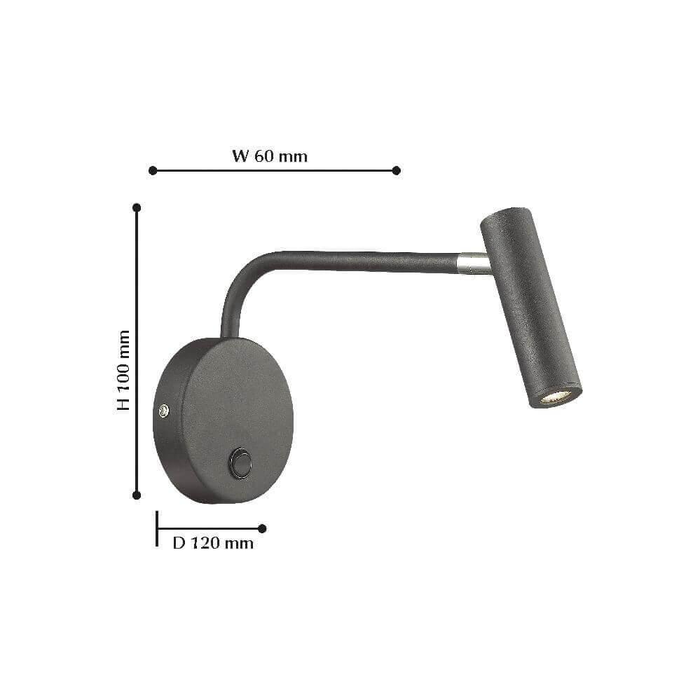 Картинка Светодиодный спот Favourite Murum 1960-1W