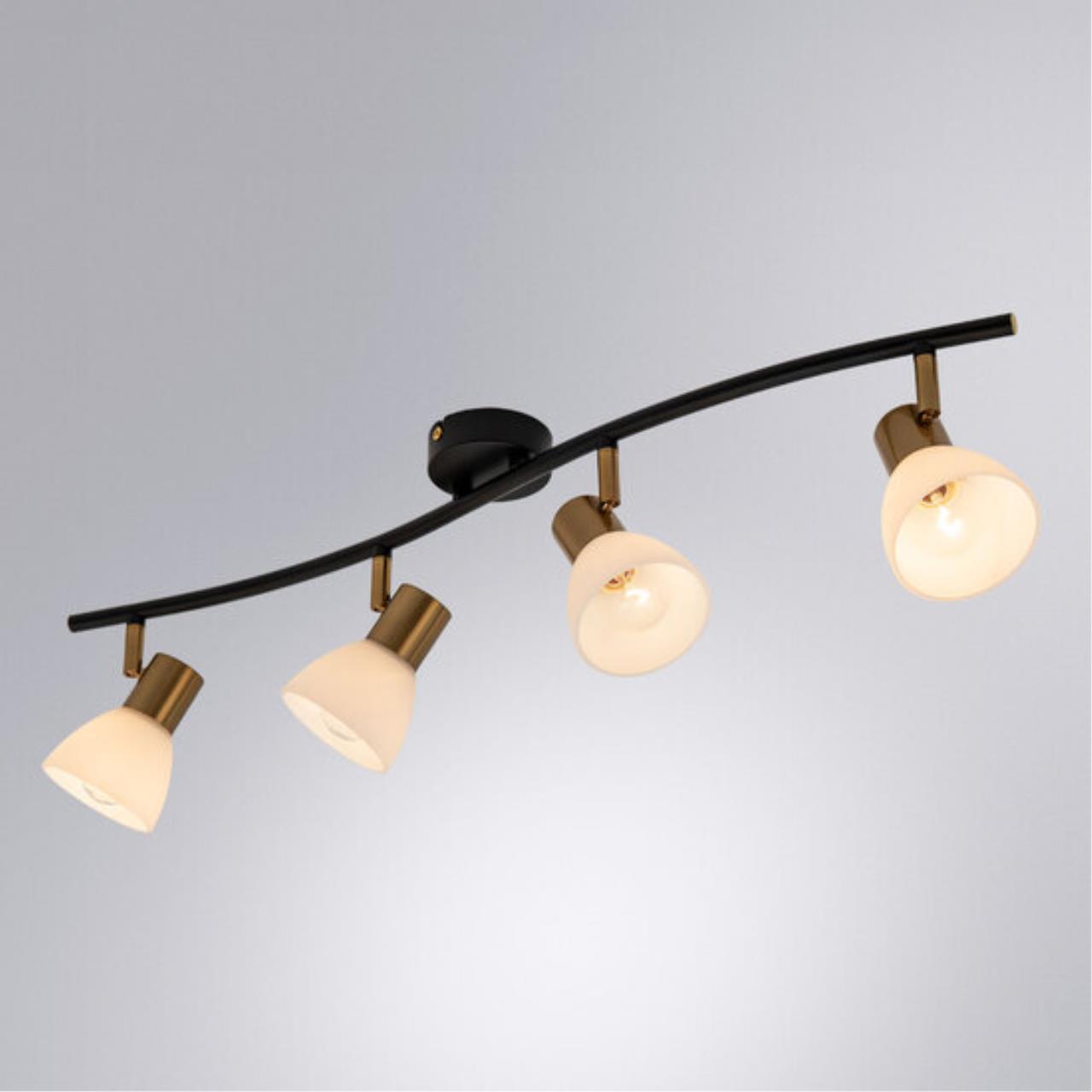 Дополнительная картинка Спот Arte Lamp Falena A3117PL-4BK