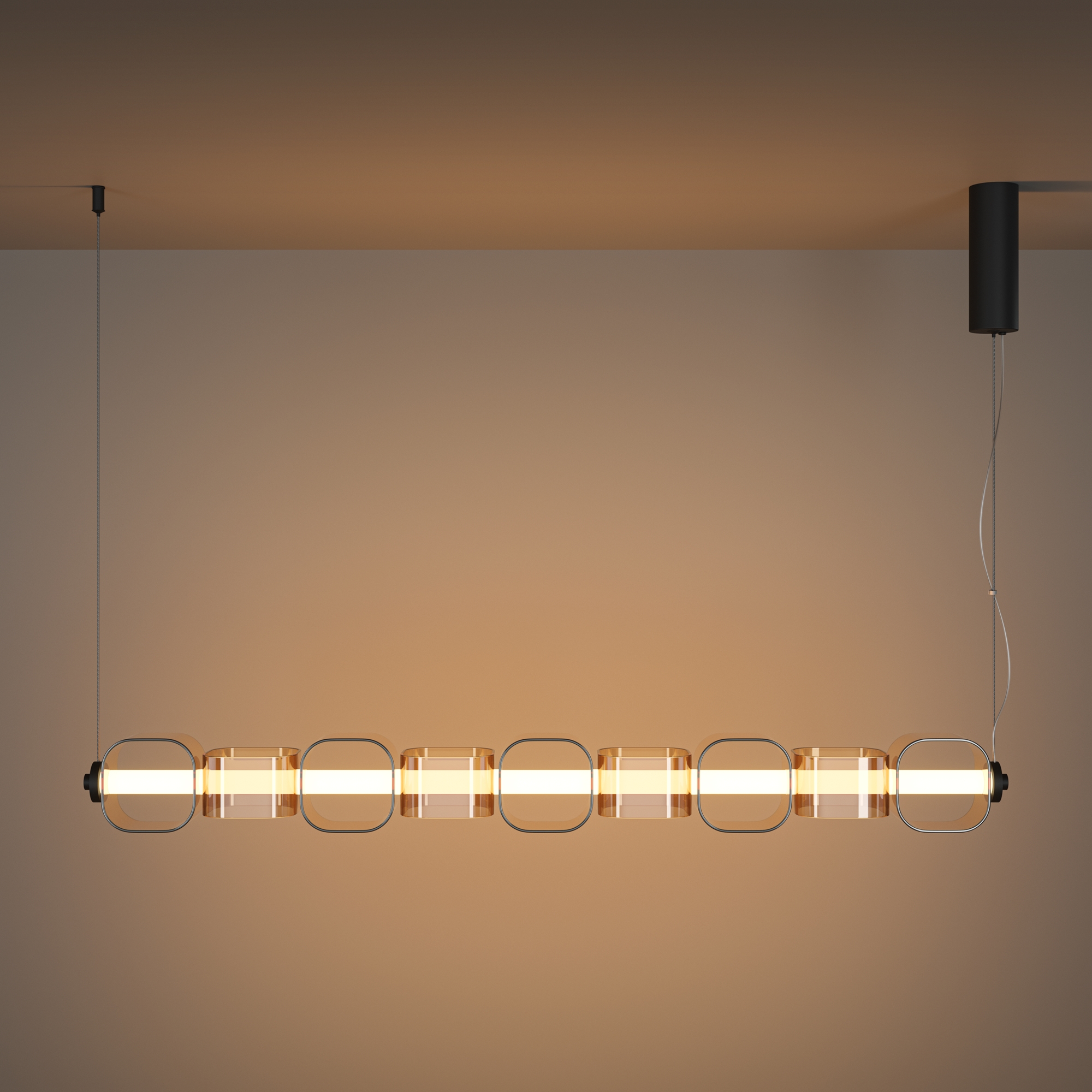 Дополнительная картинка Подвесной светильник Maytoni MOD381PL-L45B3K