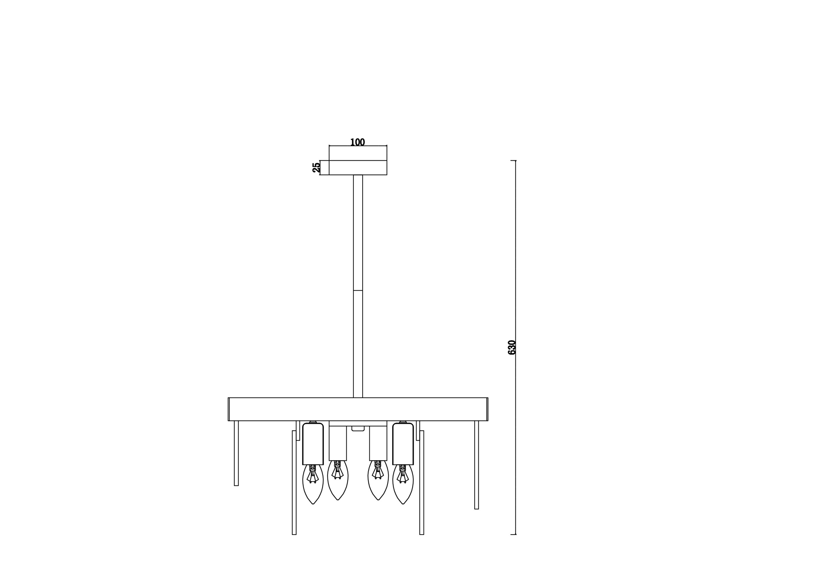 Дополнительная картинка Подвесной светильник Freya FR5104PL-06BS3