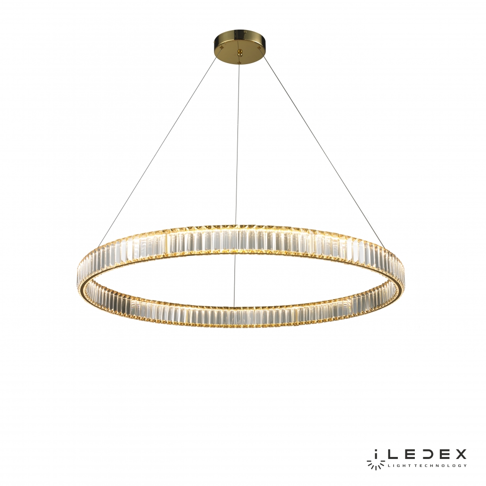 подвесной светильник iledex woodstock  10920p/1-38w-3000k-d1000 gold&clear iledex 10920p/1-38w-3000k-d1000 gl-cl, доставка по Казахстану 