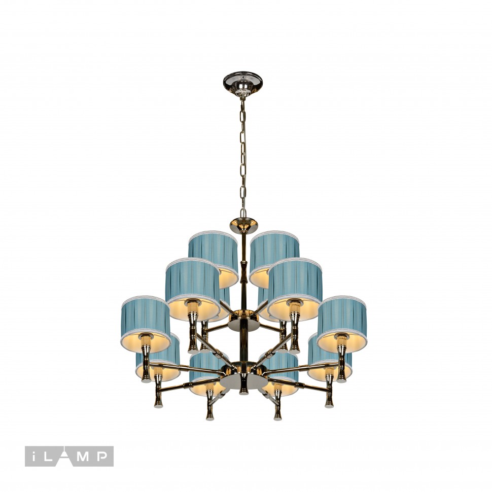 Картинка Подвесная люстра iLamp Arcadia 85095/8+4 Хром